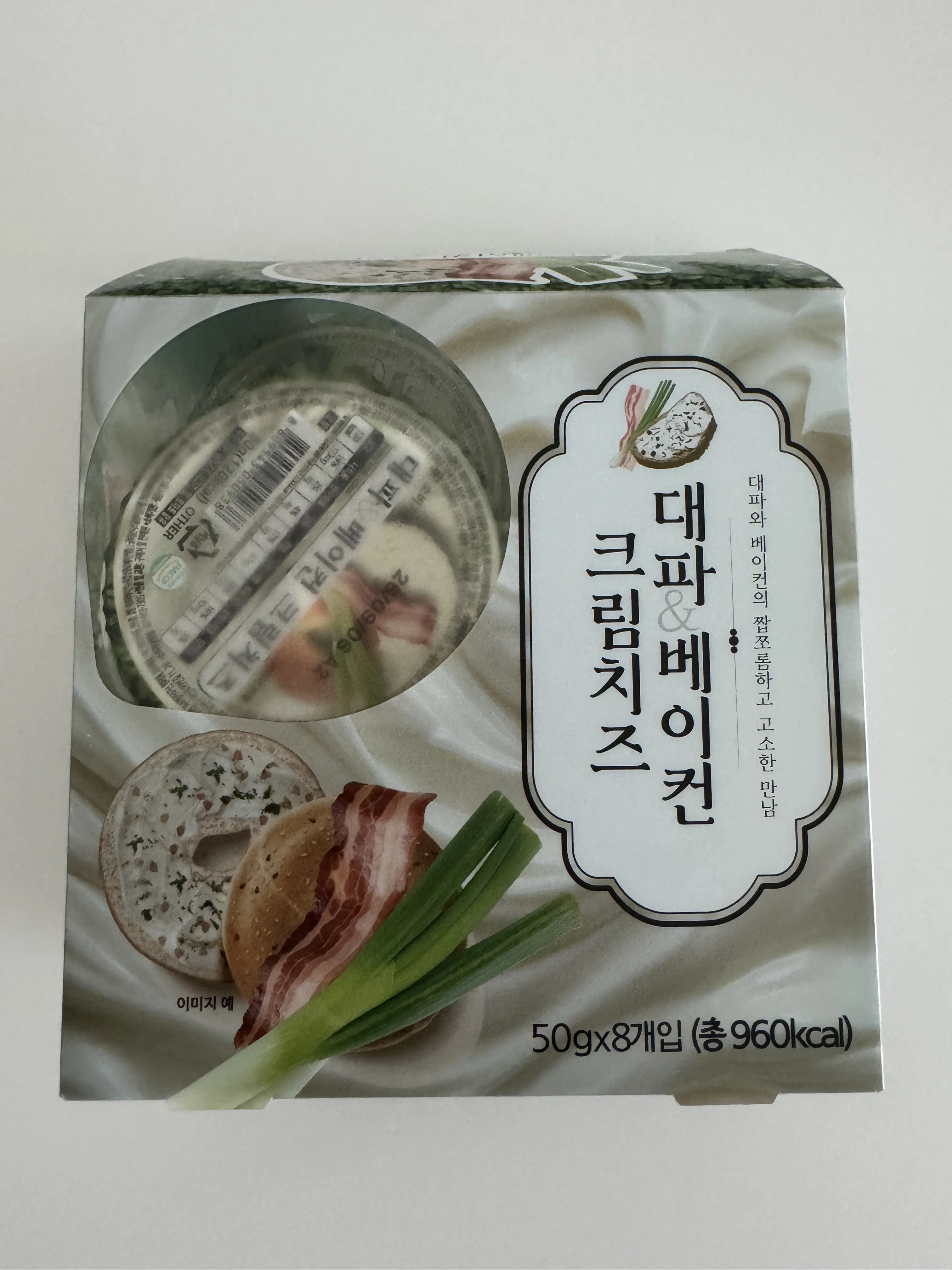 이마트 트레이더스 대파&베이컨 크림치즈 박스 정면