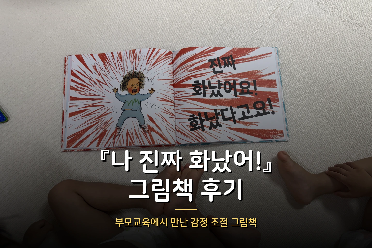 나 진짜 화났어 그림책 후기 – 30개월 짜증쟁이 쌍둥이가 통째로 외운 책