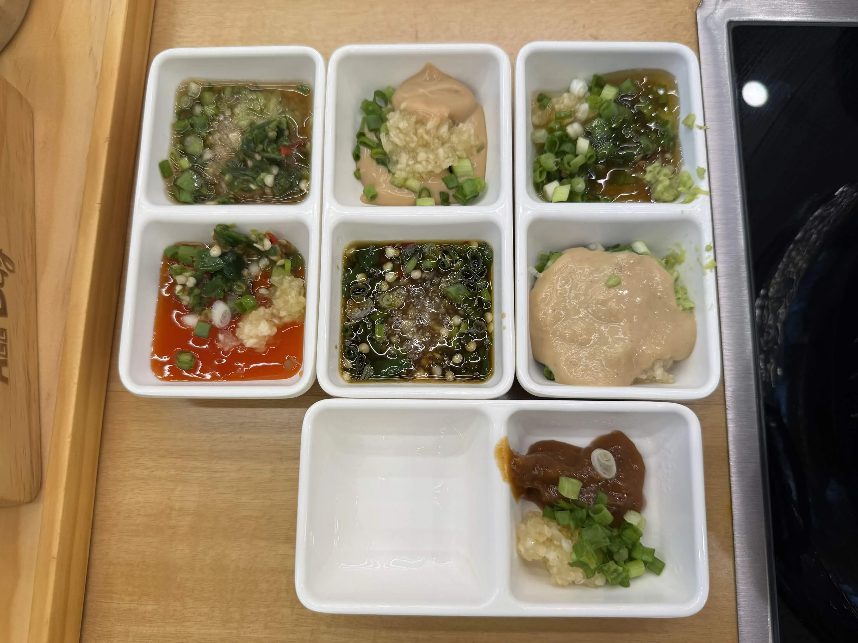샤브올데이 소스 조합