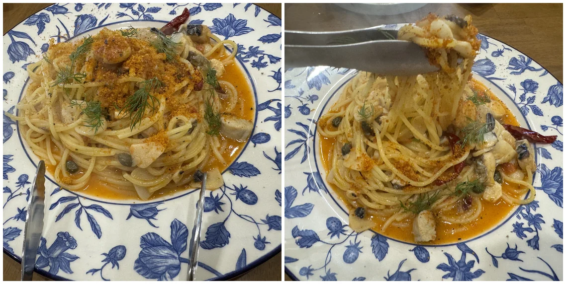 시칠리안삼치오일파스타