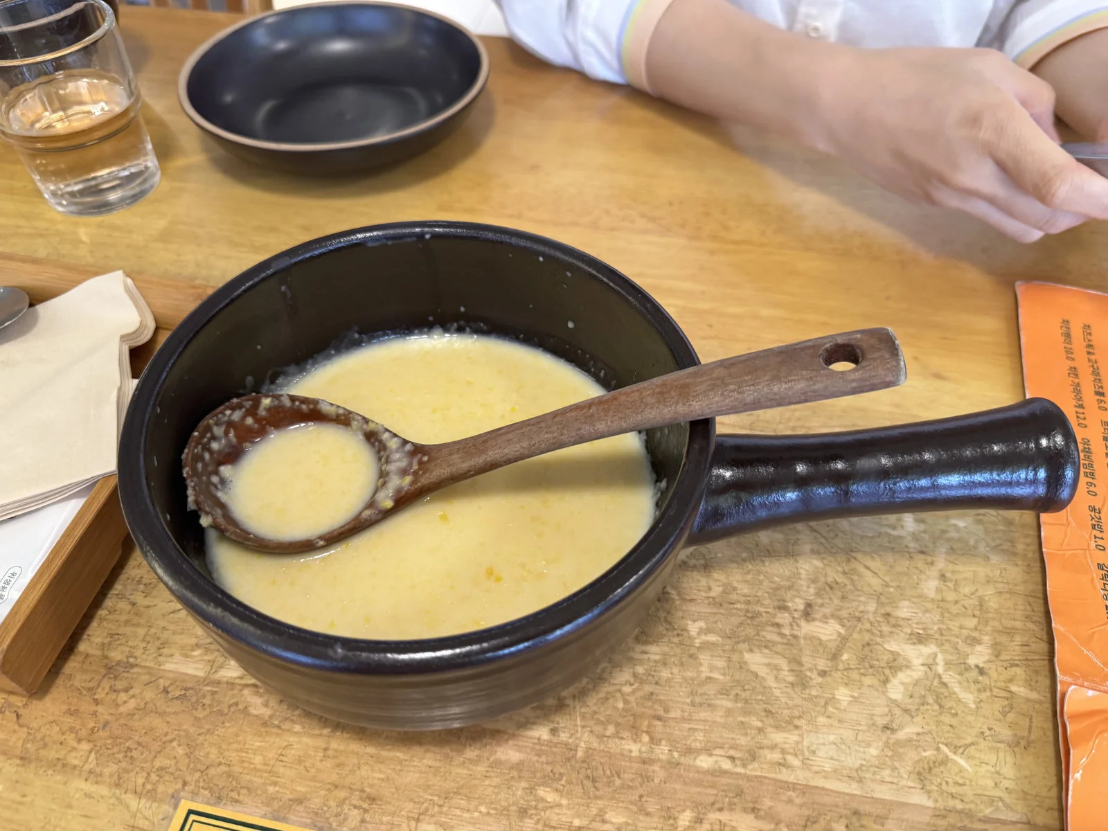 선착순으로 제공된 옥수수스프
