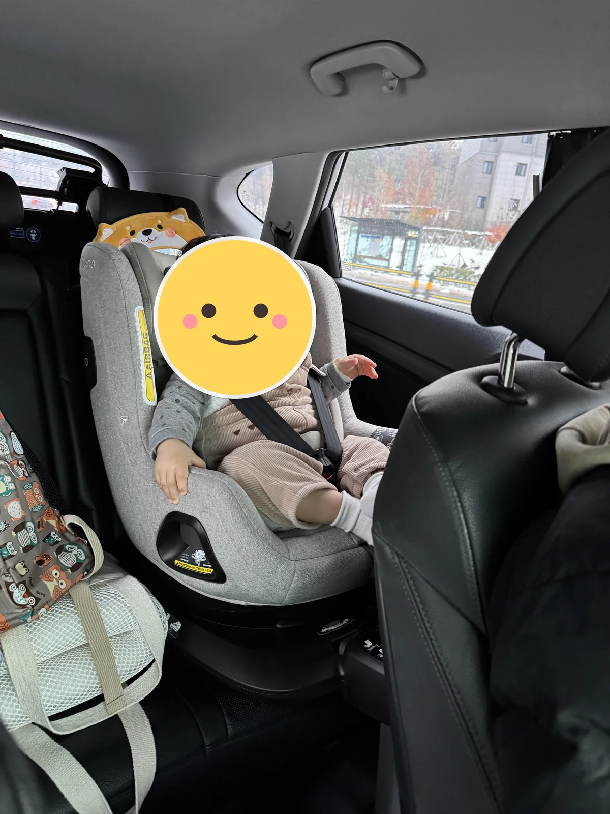 투싼에 설치했던 초기 모습 – 이너시트 장착